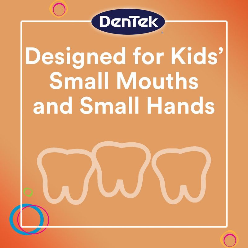 slide 9 of 10, DenTek Kids Fun Flossers Floss Picks for Kids - 90ct, 90 ct