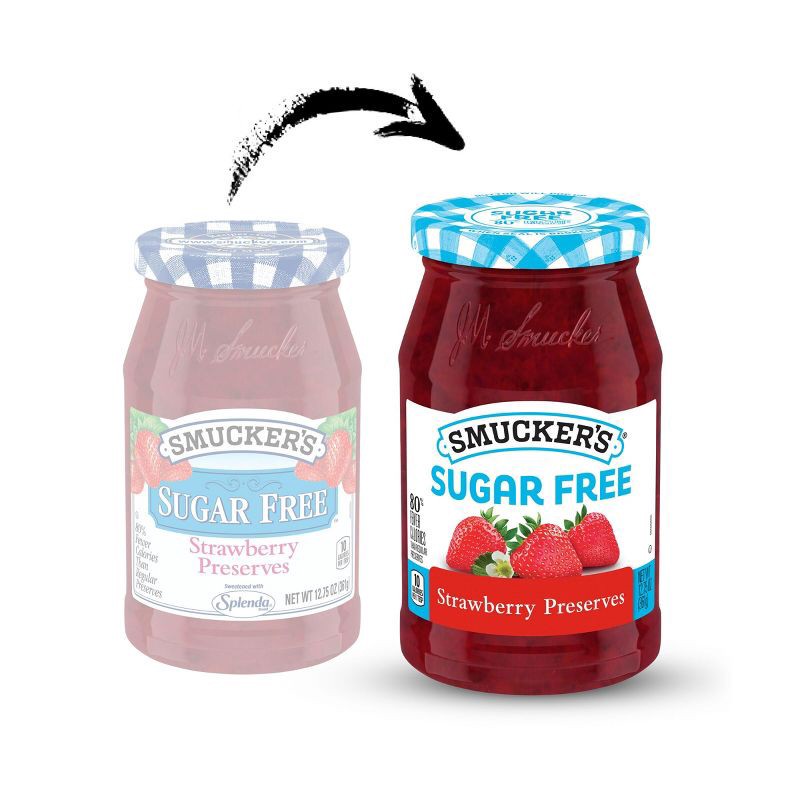 slide 2 of 5, Smucker's Sugar Free Strawberry Preserves - 12.75oz, 12.75 oz