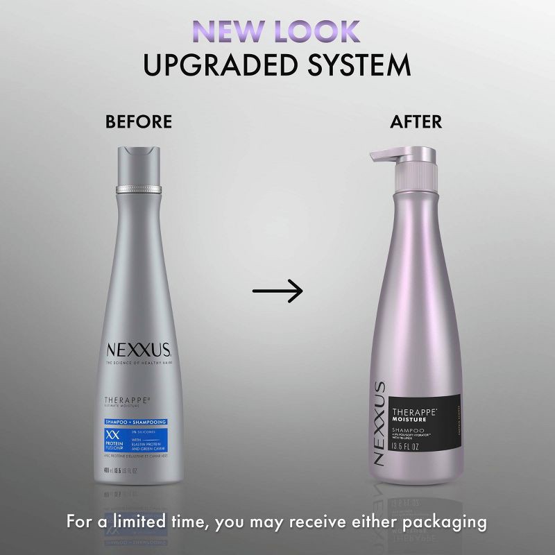 slide 3 of 8, Nexxus Therappe Ultimate Moisture Shampoo for Dry Hair with Elastin Protein and Green Caviar - Silicone-Free - 13.5 fl oz, 13.5 fl oz