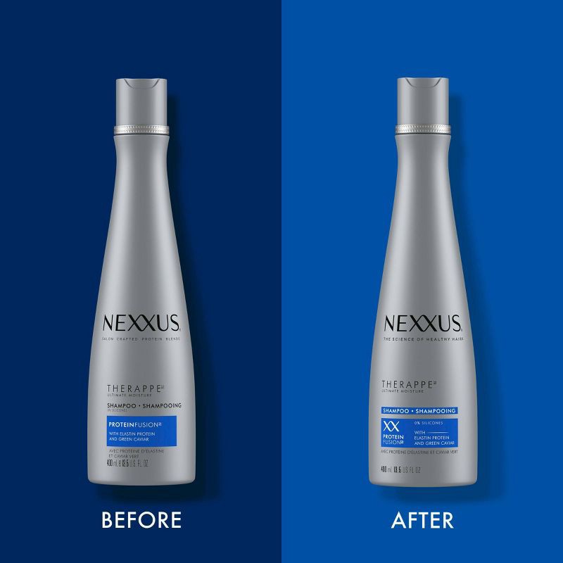 slide 8 of 8, Nexxus Therappe Ultimate Moisture Shampoo for Dry Hair with Elastin Protein and Green Caviar - Silicone-Free - 13.5 fl oz, 13.5 fl oz