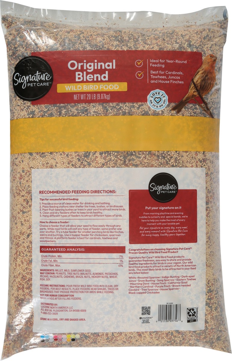 slide 9 of 14, Signature Pet Care Wild Bird Food Original Blend - 20 Lb, 20 lb