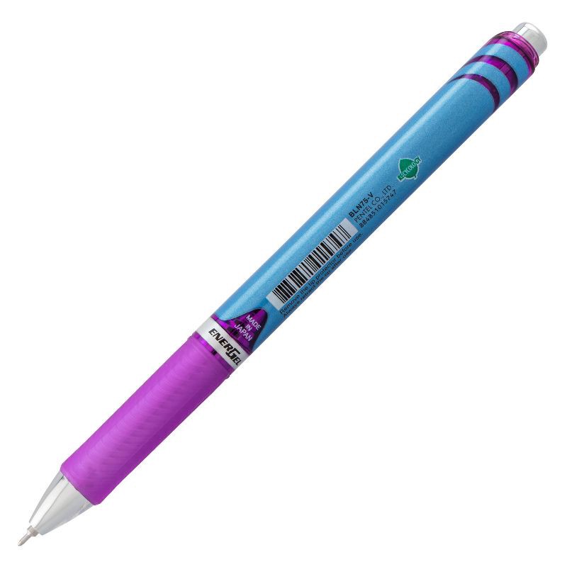 slide 4 of 6, Pentel Energel 2ct Purple Retractable Gel Ink Pen, 2 ct