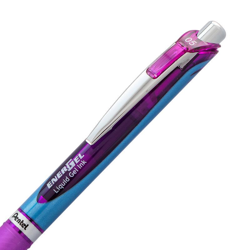 slide 3 of 6, Pentel Energel 2ct Purple Retractable Gel Ink Pen, 2 ct