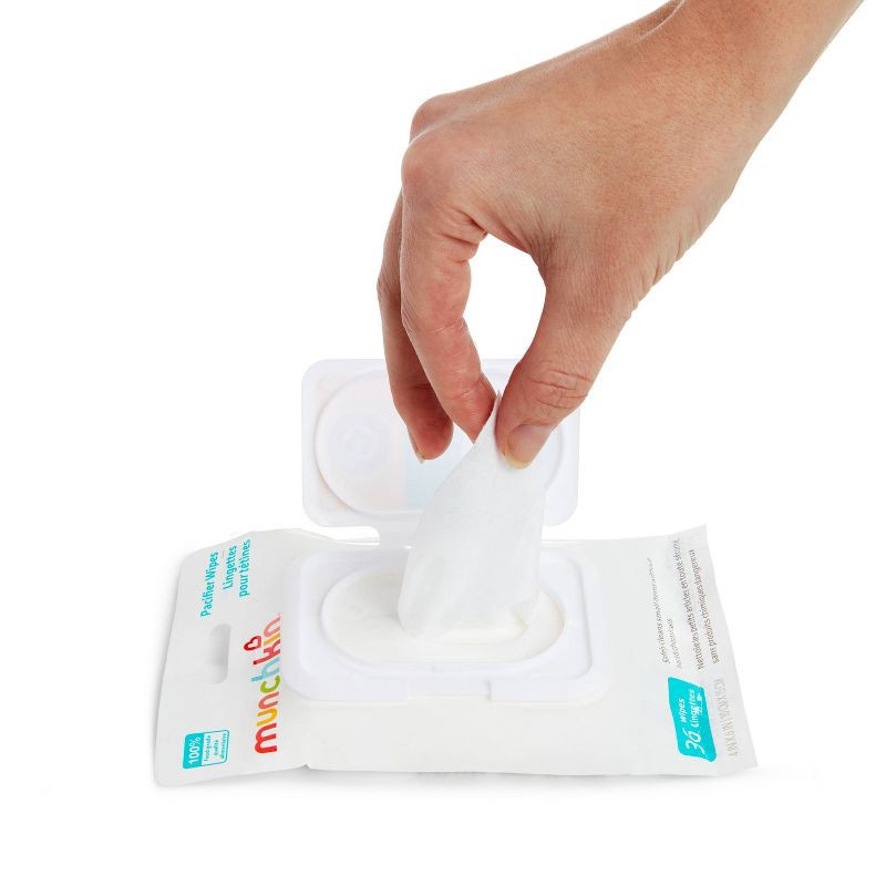 slide 2 of 4, Munchkin Arm & Hammer - 36 Pacifier Wipes, 1 ct