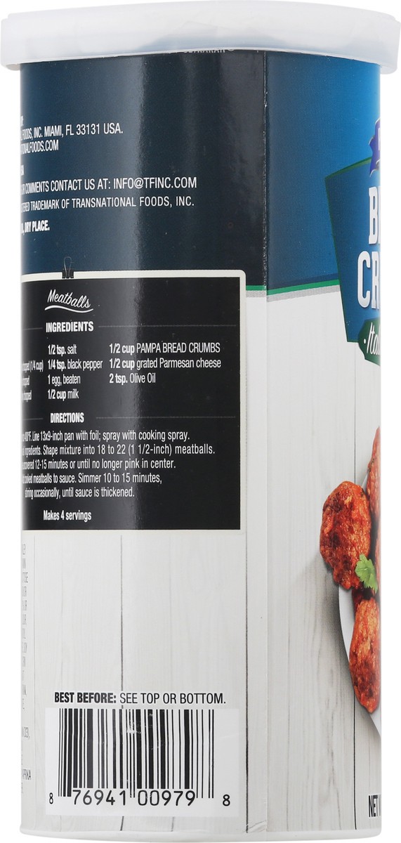 slide 9 of 9, Pampa Italian Bread Crumbs, 10 oz