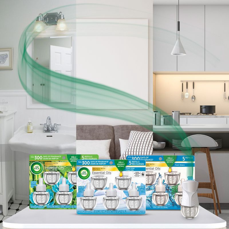 slide 5 of 7, Air Wick Scented Oil Air Freshener - Warmer - 2pk, 2 ct