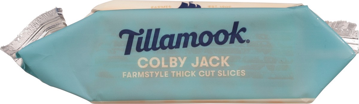 slide 6 of 9, Tillamook Farmstyle Thick Cut Colby Jack Cheese Slices, 12oz, 12ct, 340 g