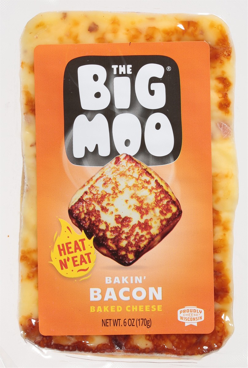 slide 8 of 14, The Big Moo Bakin' Bacon Baked Cheese 6 oz, 6 oz