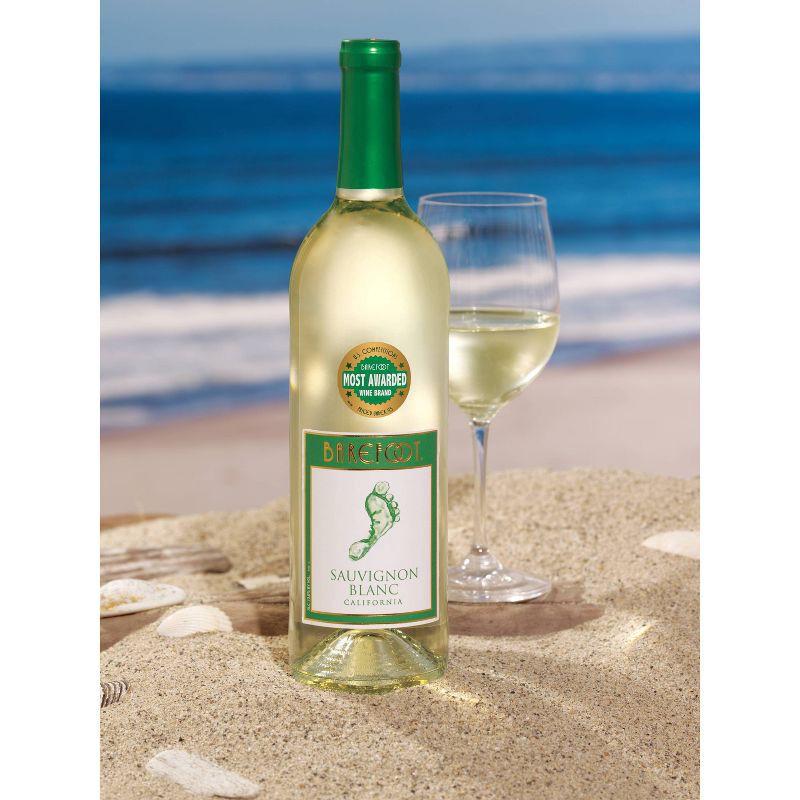 slide 2 of 10, Barefoot Cellars Sauvignon Blanc White Wine - 750ml Bottle, 750 ml