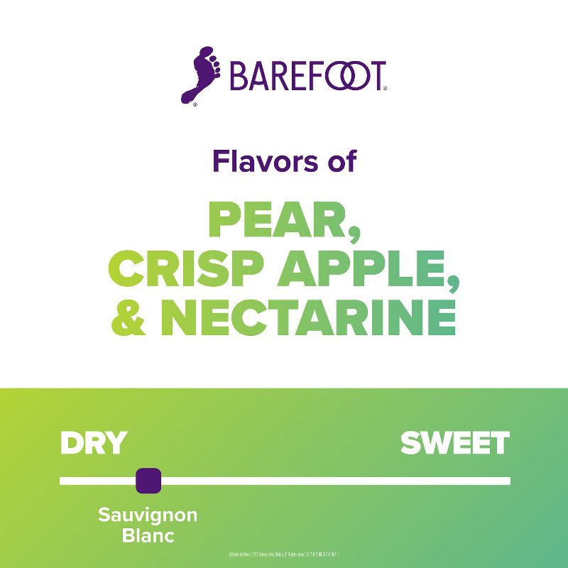 slide 3 of 9, Barefoot Cellars Sauvignon Blanc White Wine - 750ml Bottle, 750 ml
