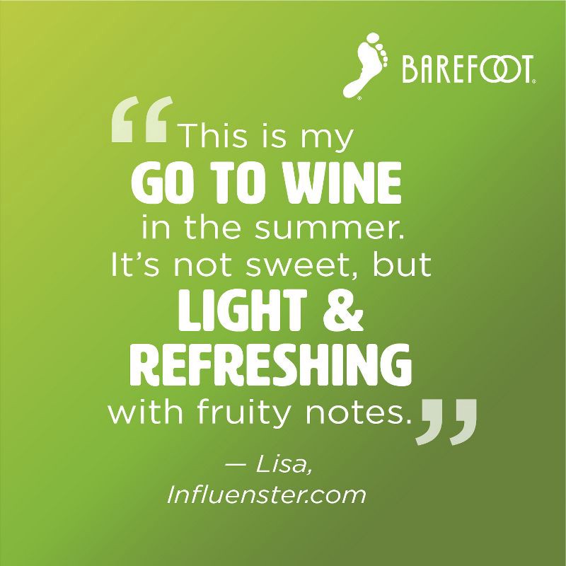 slide 10 of 10, Barefoot Cellars Sauvignon Blanc White Wine - 750ml Bottle, 750 ml