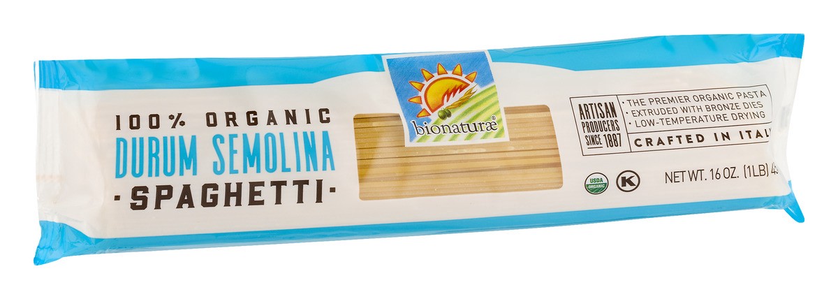 slide 3 of 10, Bionaturae Organic Spaghetti, 16 oz