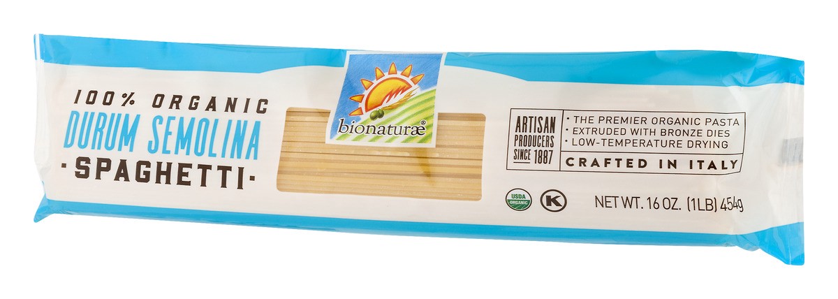 slide 8 of 10, Bionaturae Organic Spaghetti, 16 oz