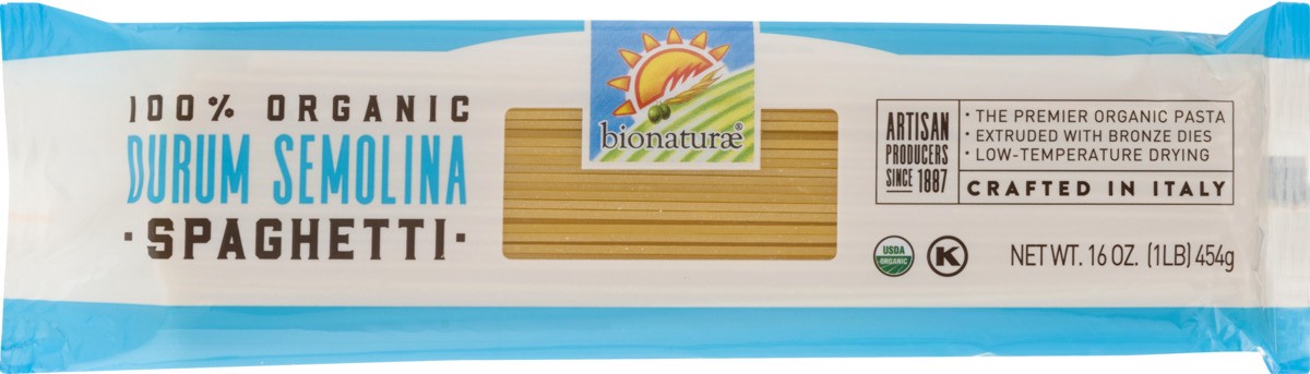 slide 8 of 10, Bionaturae Organic Spaghetti, 16 oz