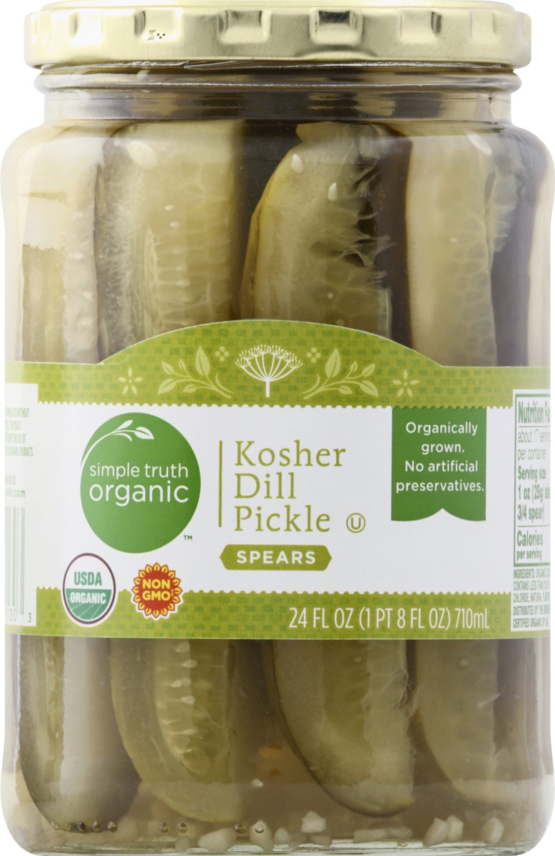 slide 7 of 10, Simple Truth Organic Pickle 24 oz, 24 oz