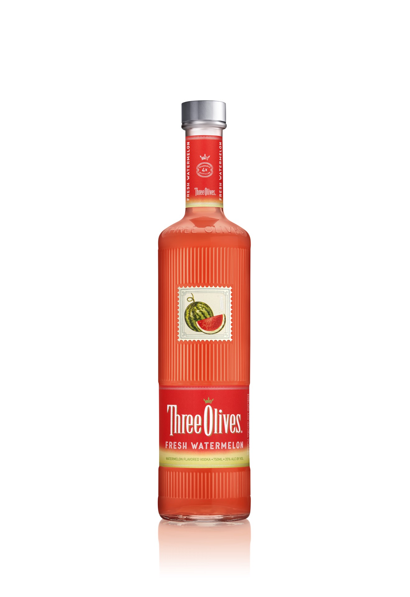 slide 1 of 1, Three Olives Vodka Flavors Fresh Watermelon 750 ml, 750 ml