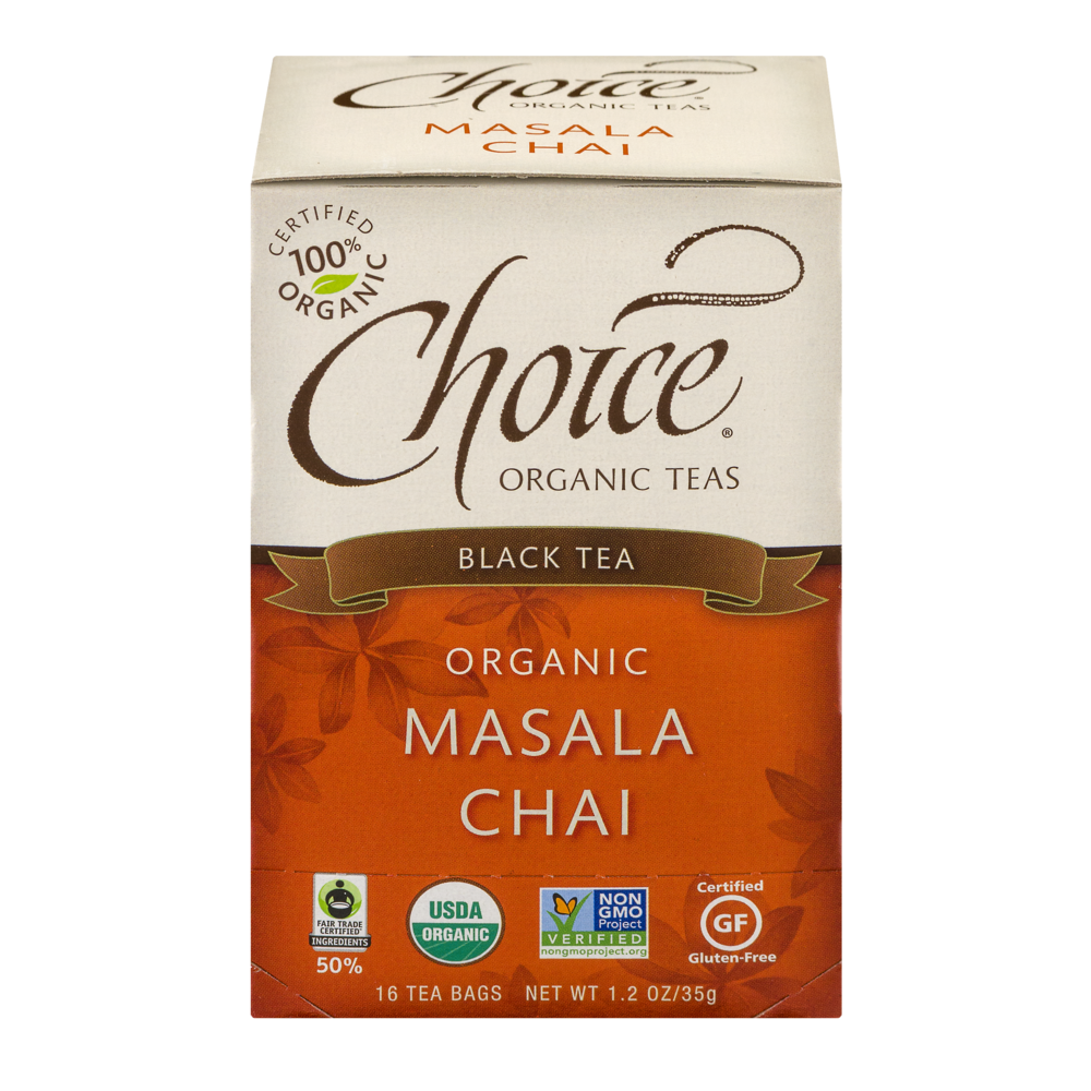 slide 1 of 1, Choice Organic Teas Masala Chai, 15 ct