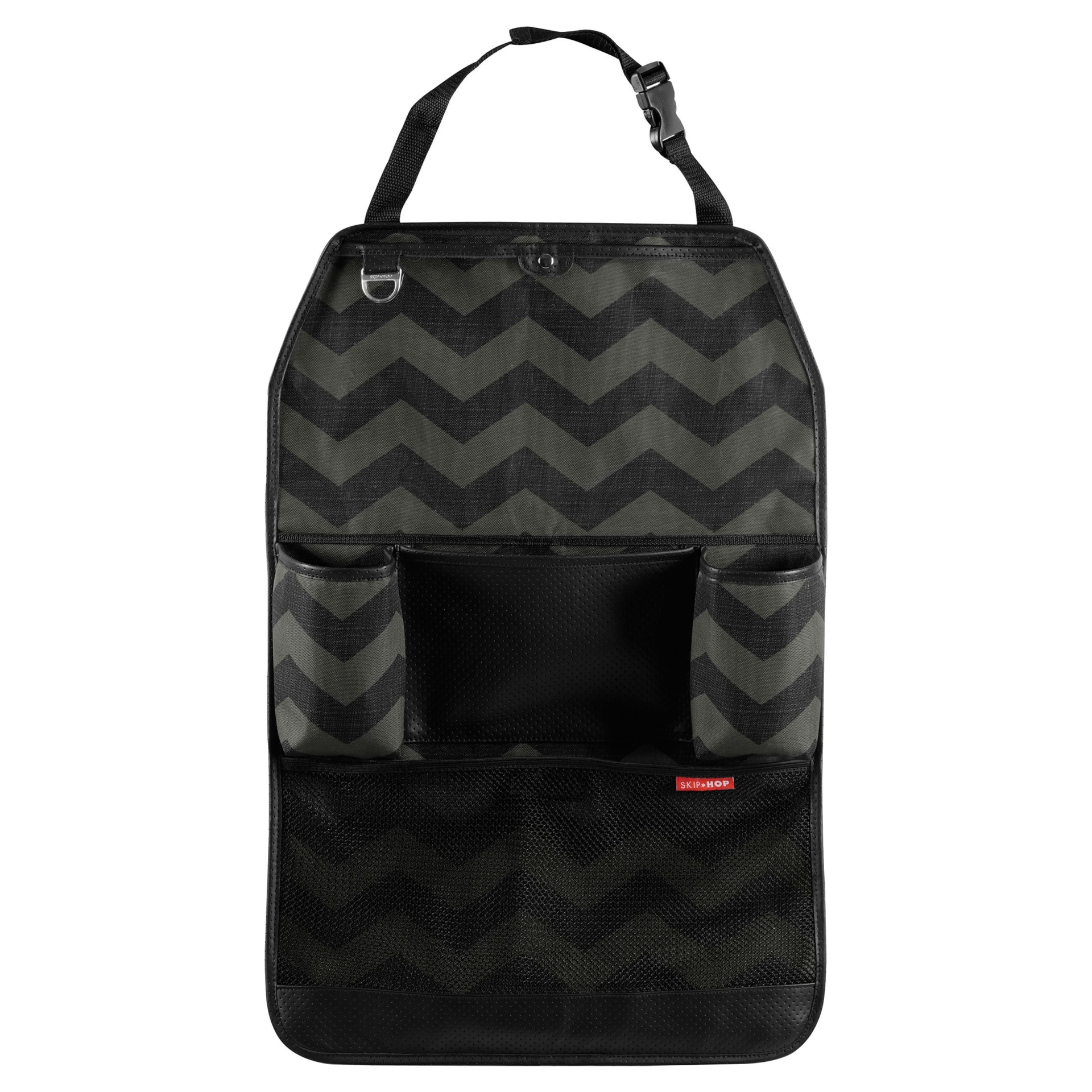 slide 1 of 2, Skip Hop STYLE DRIVEN Back Seat Organizer - Tonal Chevron, 1 ct