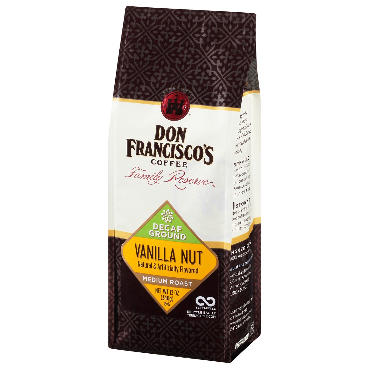 slide 3 of 13, Don Francisco's Family Reserve Medium Roast Ground Vanilla Nut Coffee - 12 oz, 12 oz