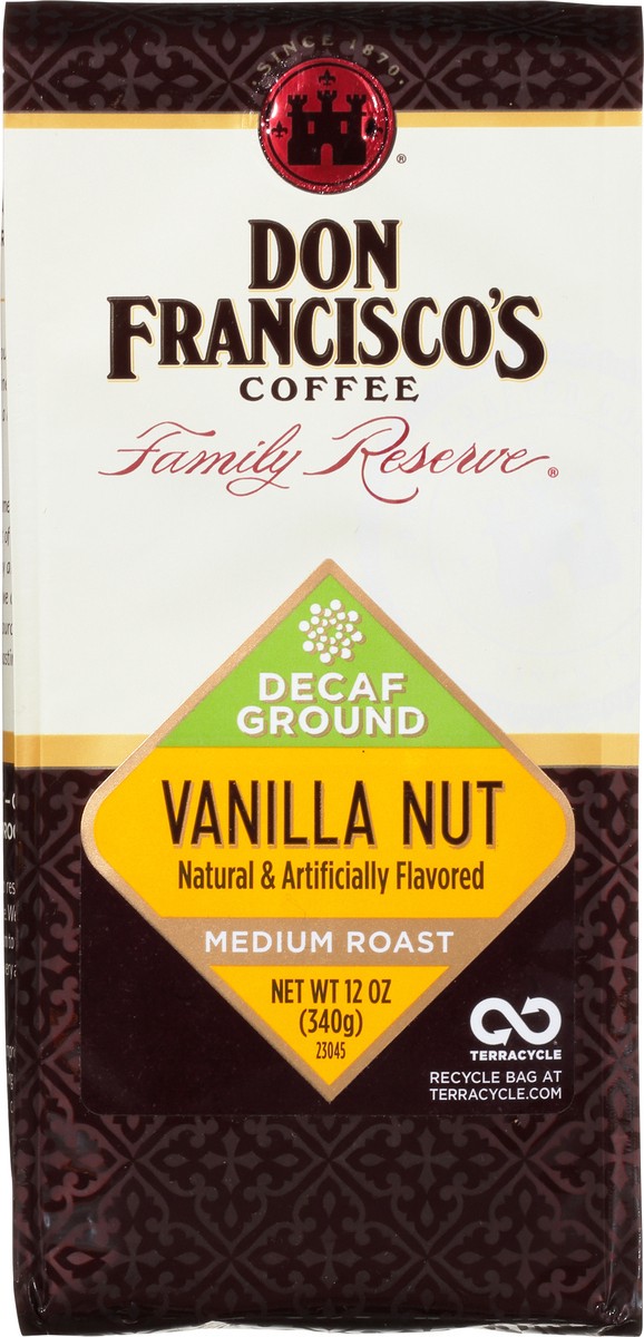 slide 12 of 13, Don Francisco's Family Reserve Medium Roast Ground Vanilla Nut Coffee - 12 oz, 12 oz