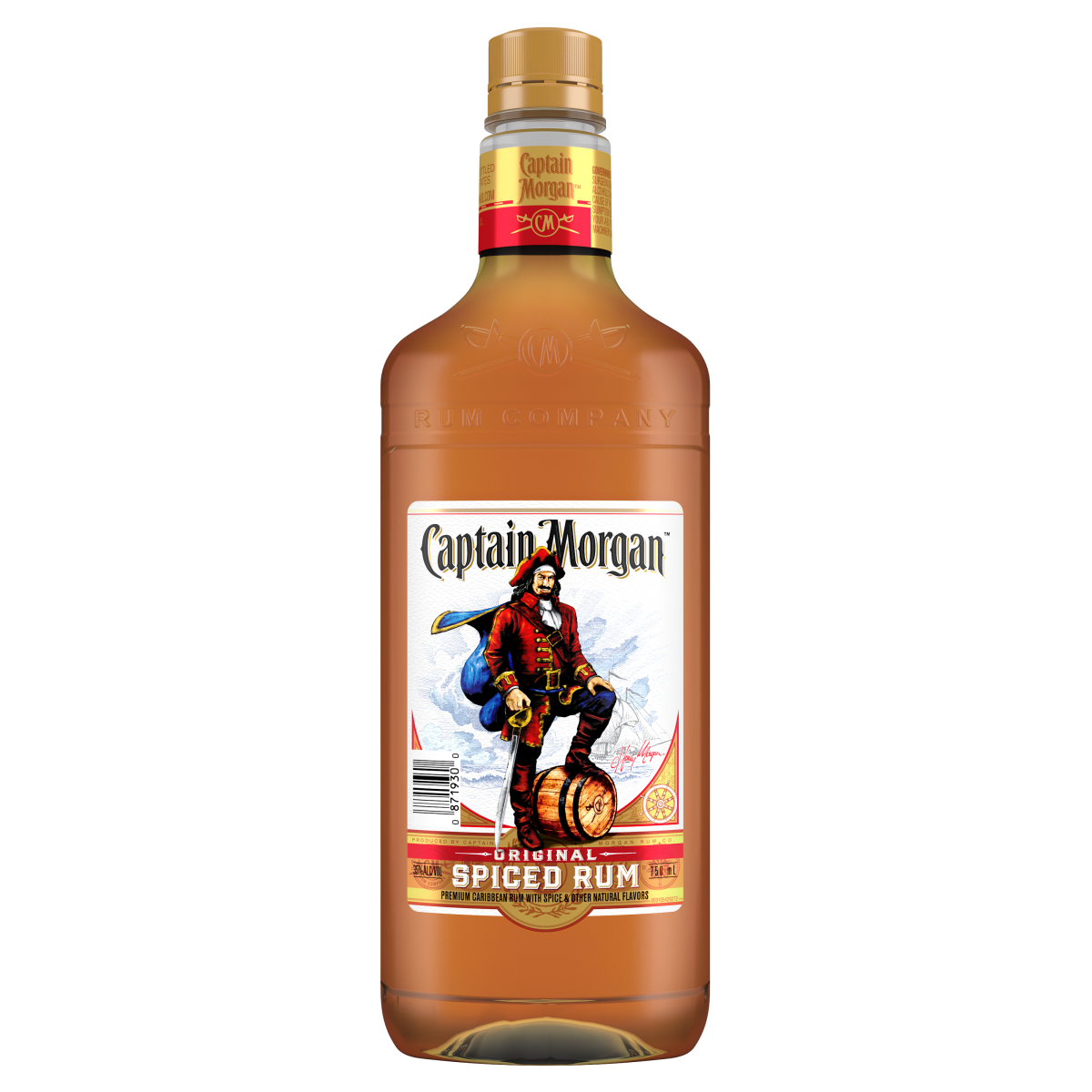 slide 1 of 7, Captain Morgan Original Spiced Rum, 750 ml