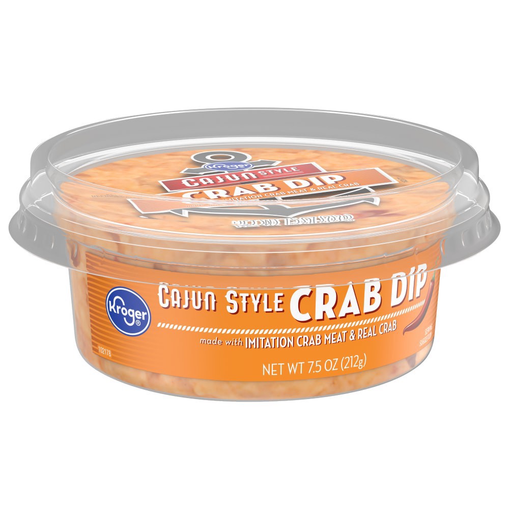 slide 4 of 6, Kroger Cajun Style Crab Dip, 7.5 oz