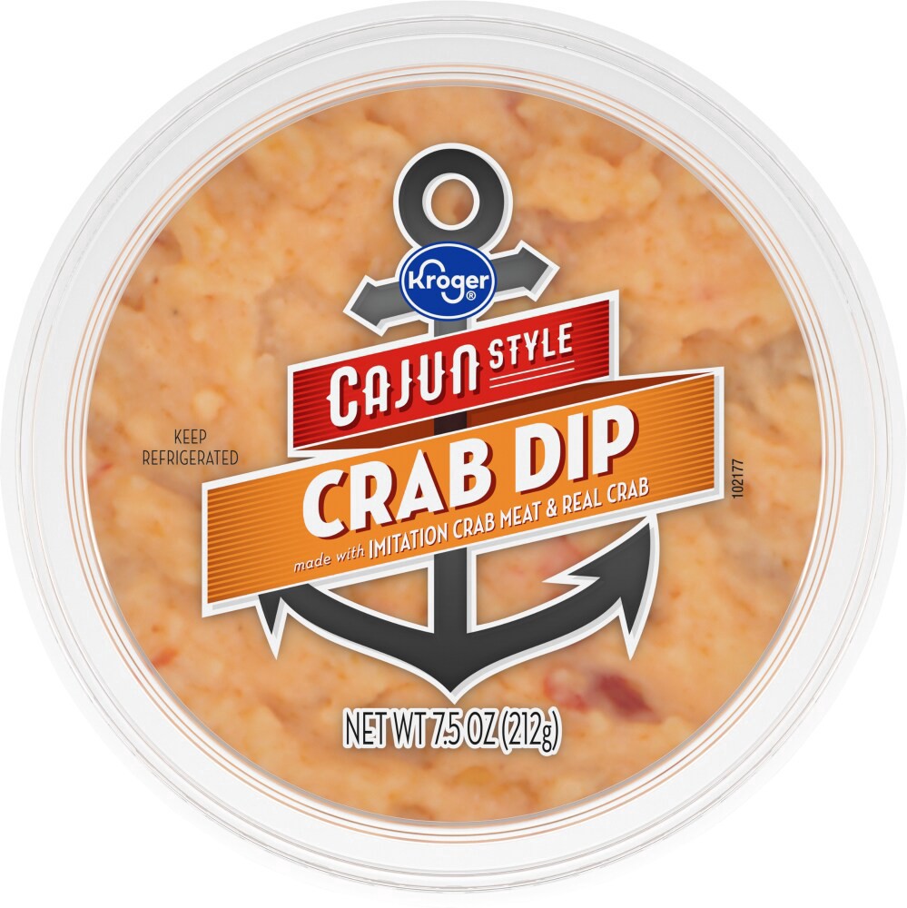 slide 5 of 6, Kroger Cajun Style Crab Dip, 7.5 oz