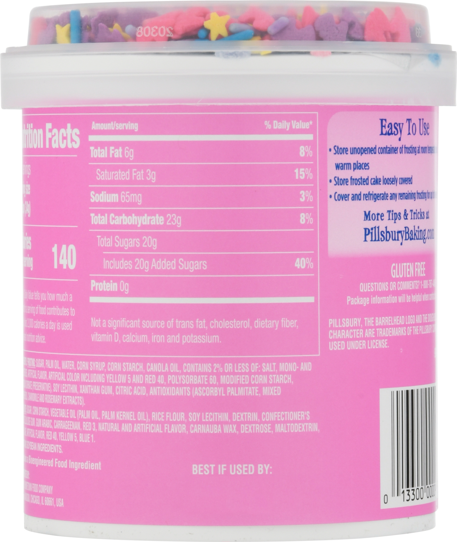 slide 2 of 8, Pillsbury Funfetti Unicorn Vanilla Frosting 15.6 oz, 15.60 oz