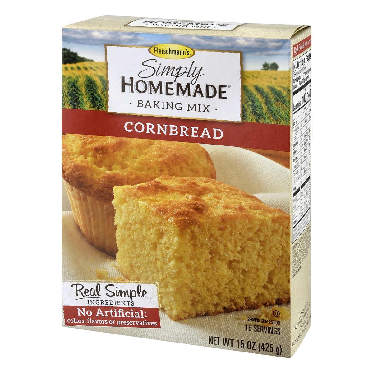 slide 8 of 9, Fleischmann's Cornbread Baking Mix 15 oz, 15 oz