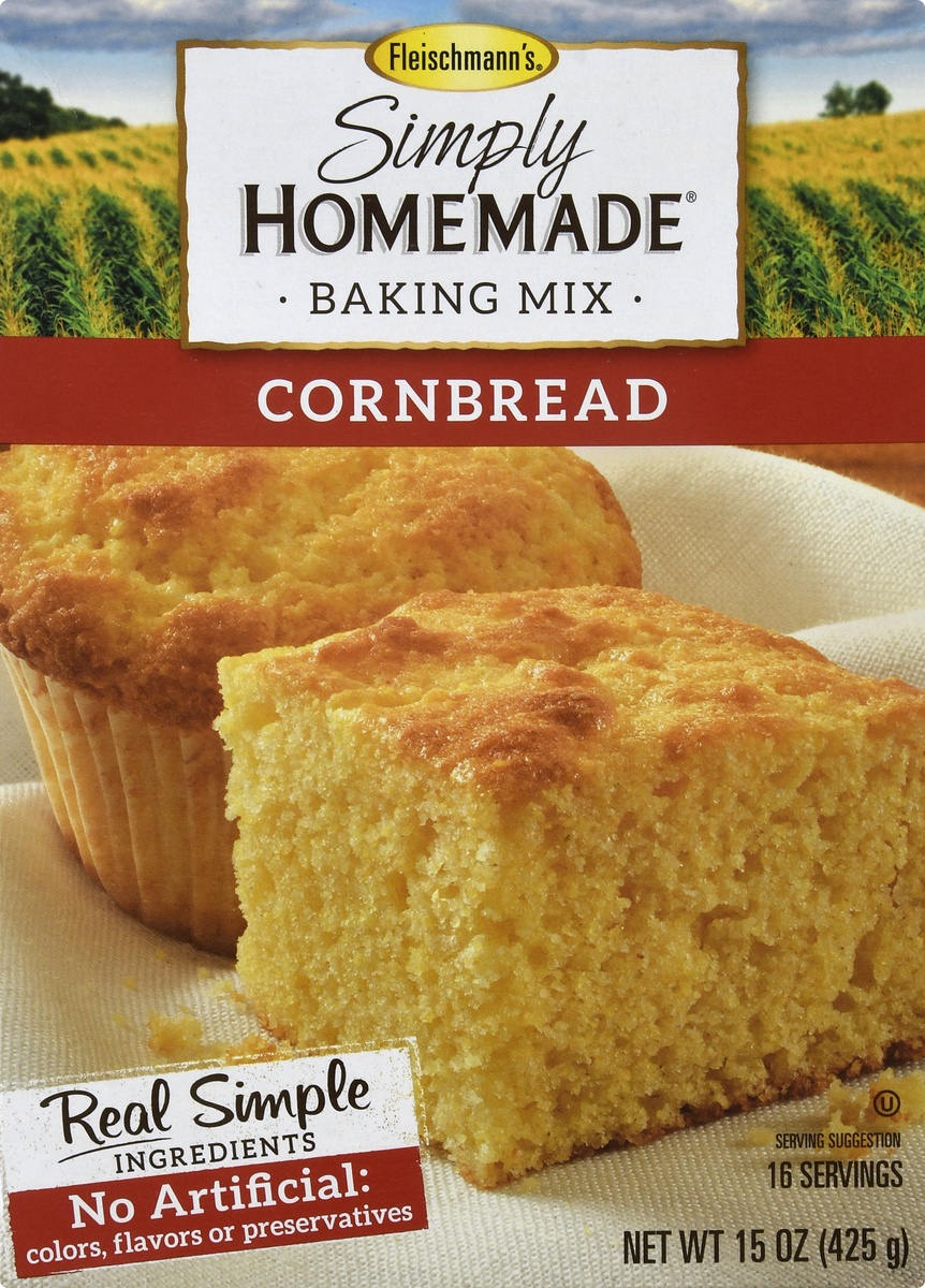 slide 3 of 9, Fleischmann's Cornbread Baking Mix 15 oz, 15 oz