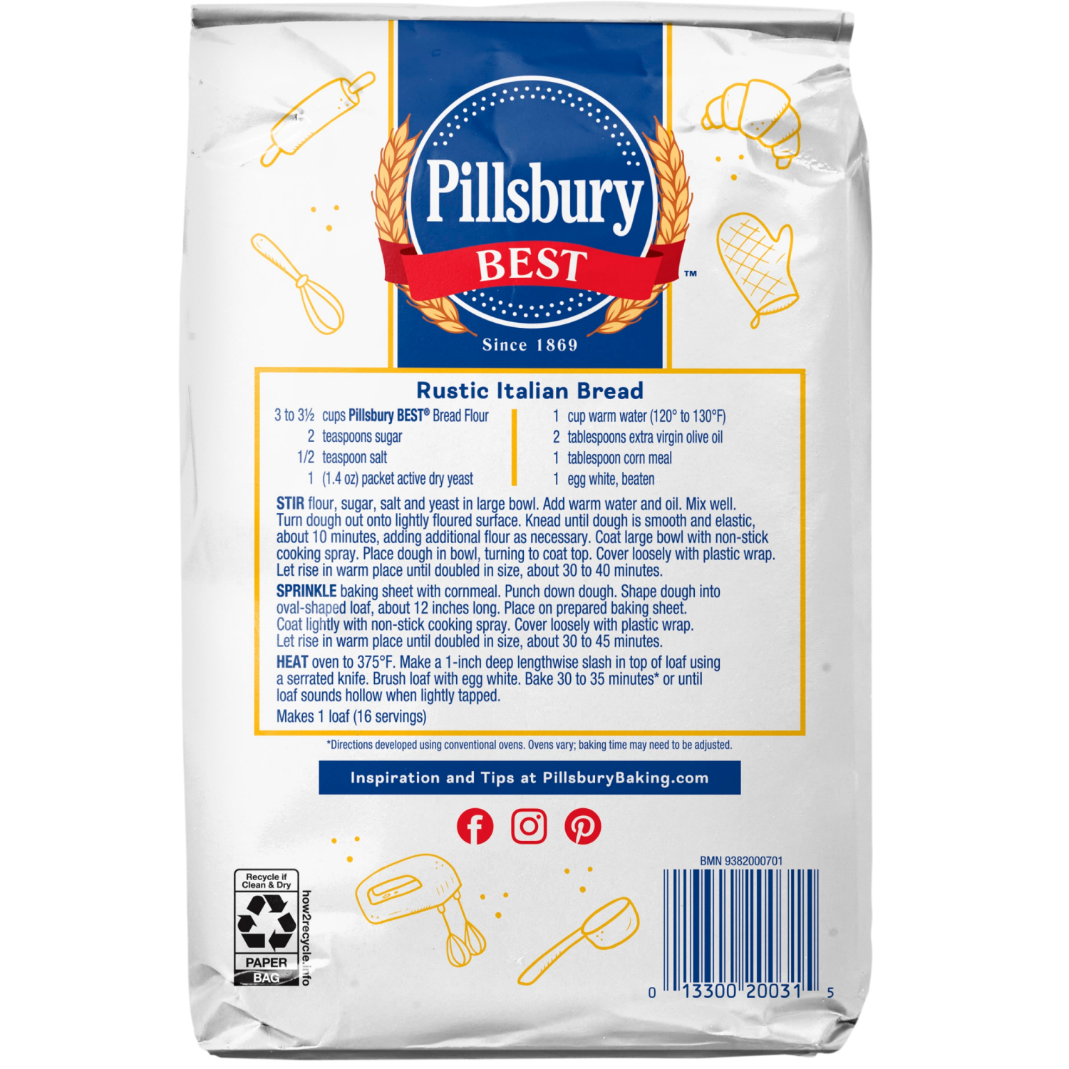 slide 2 of 6, Pillsbury Best Bread Flour, 5 Lb Bag, 80 oz