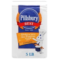 Pillsbury Best Unbleached All Purpose Flour, 5 Lb Bag