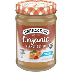Smucker's Organic Natural Creamy Peanut Butter - 16oz