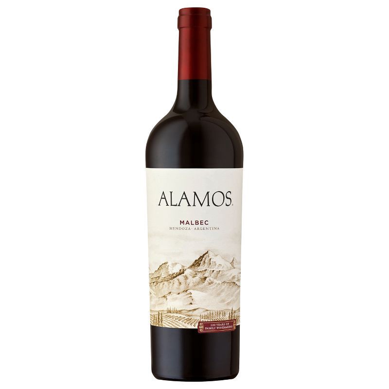 slide 1 of 9, Alamos Malbec Argentina Red Wine - 750ml Bottle, 750 ml