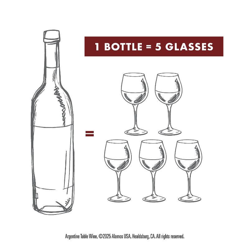 slide 6 of 8, Alamos Malbec Argentina Red Wine - 750ml Bottle, 750 ml