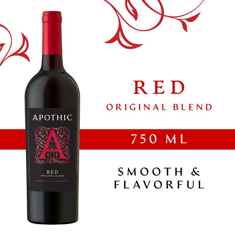 slide 2 of 6, Apothic Red Blend Red Wine - 750ml Bottle, 750 ml