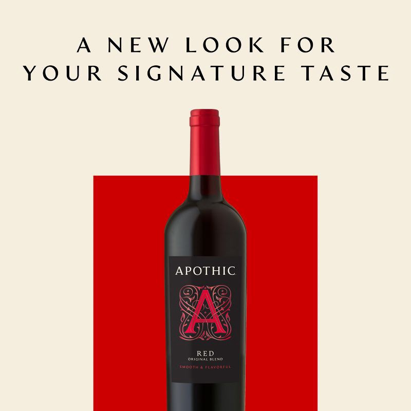 slide 3 of 6, Apothic Red Blend Red Wine - 750ml Bottle, 750 ml