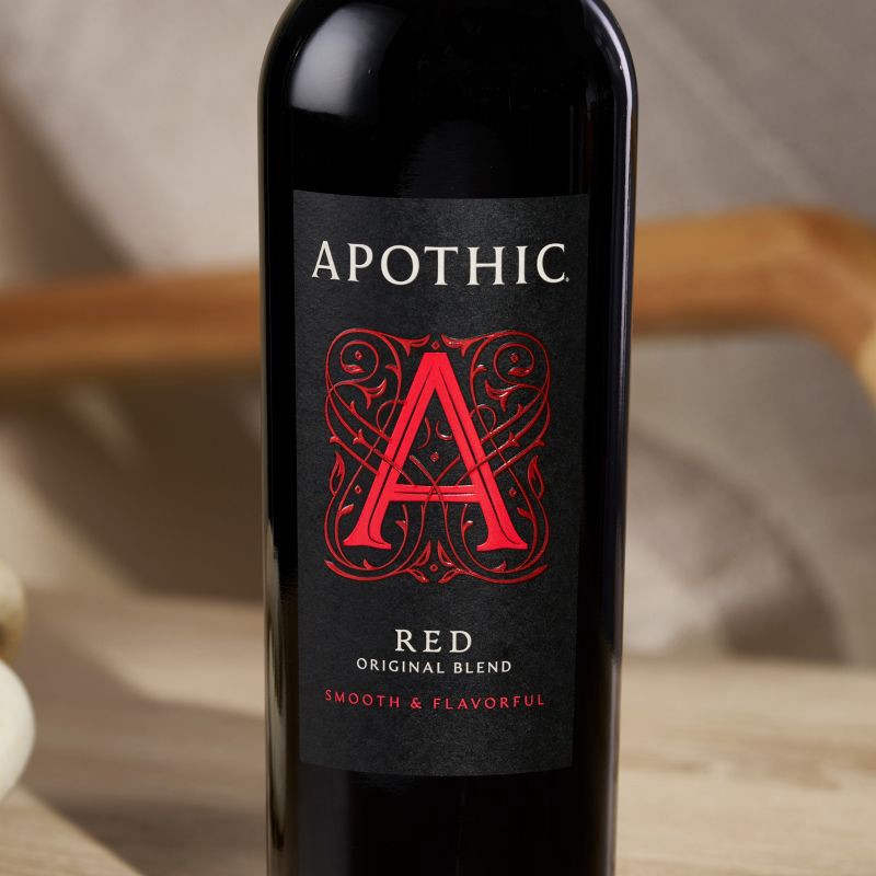 slide 4 of 6, Apothic Red Blend Red Wine - 750ml Bottle, 750 ml