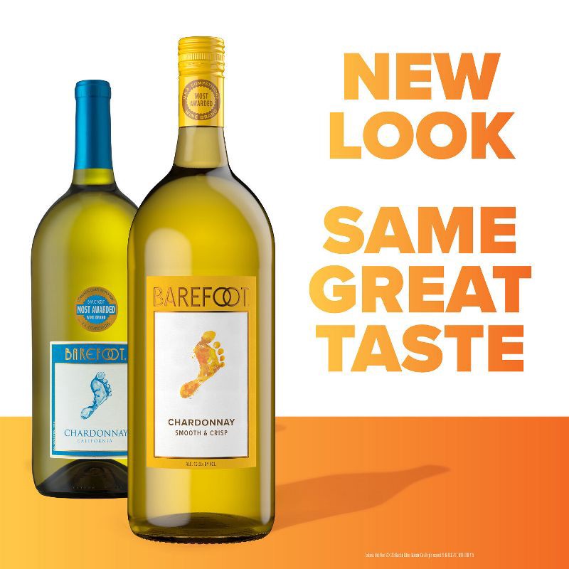slide 2 of 9, Barefoot Cellars Chardonnay White Wine - 1.5L Bottle, 1.5 liter