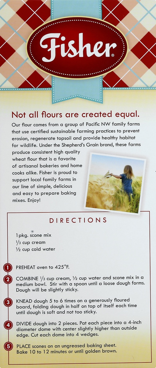 slide 4 of 9, Fisher Scone Mix 14 oz,