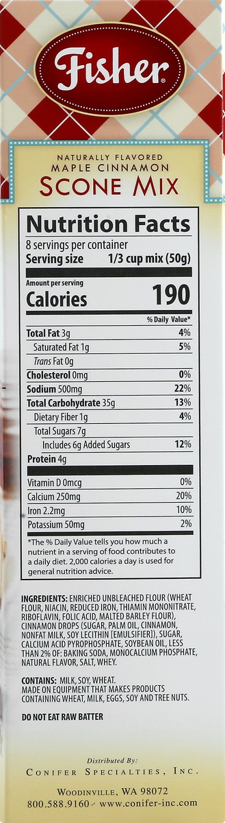 slide 8 of 9, Fisher Scone Mix 14 oz,