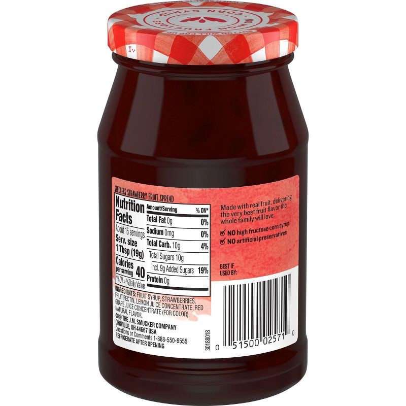 slide 2 of 4, Smucker's Simply Fruit Seedless Strawberry Fruit Spread - 10oz, 10 oz