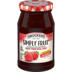 Smucker's Simply Fruit Seedless Strawberry Fruit Spread - 10oz