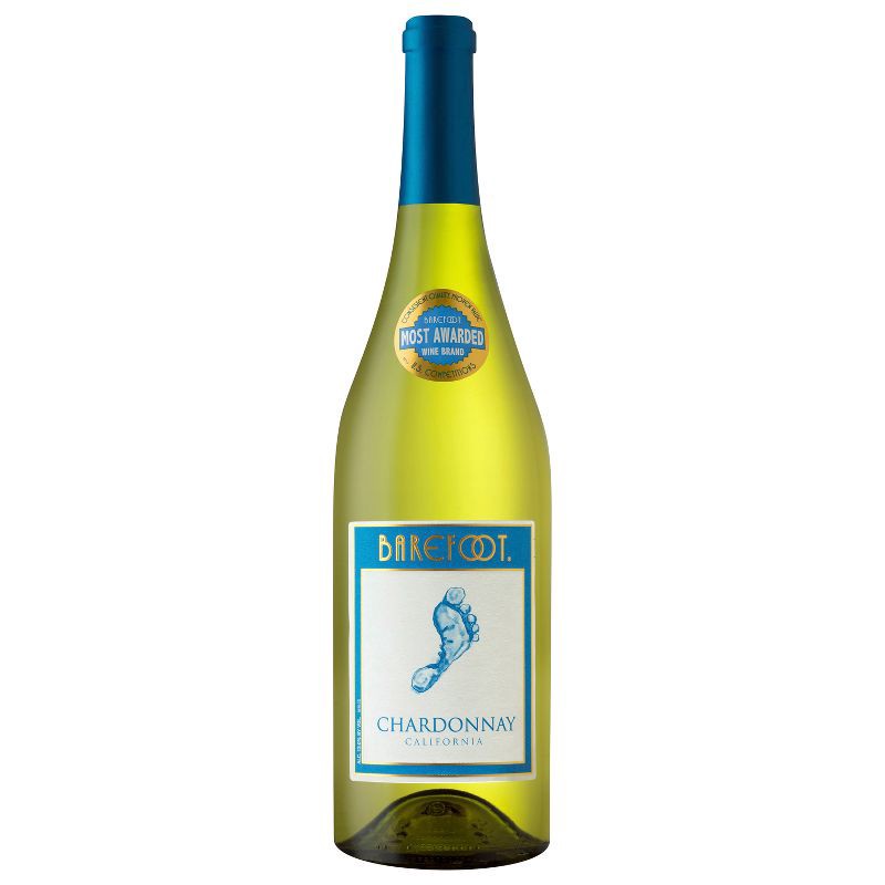 slide 1 of 11, Barefoot Cellars Chardonnay White Wine - 750ml Bottle, 750 ml