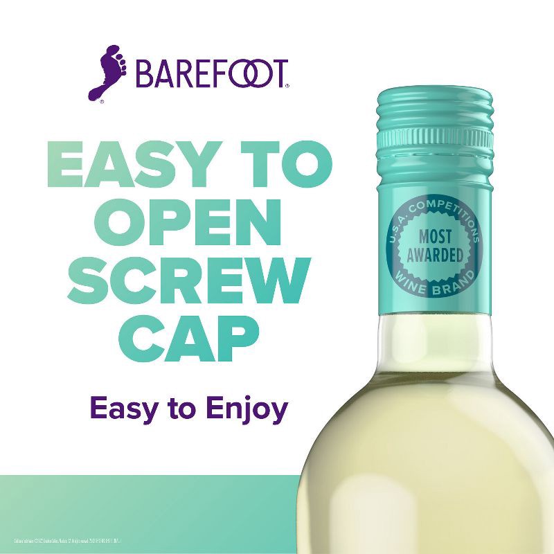 slide 5 of 6, Barefoot Cellars Moscato White Wine - 750ml Bottle, 750 ml