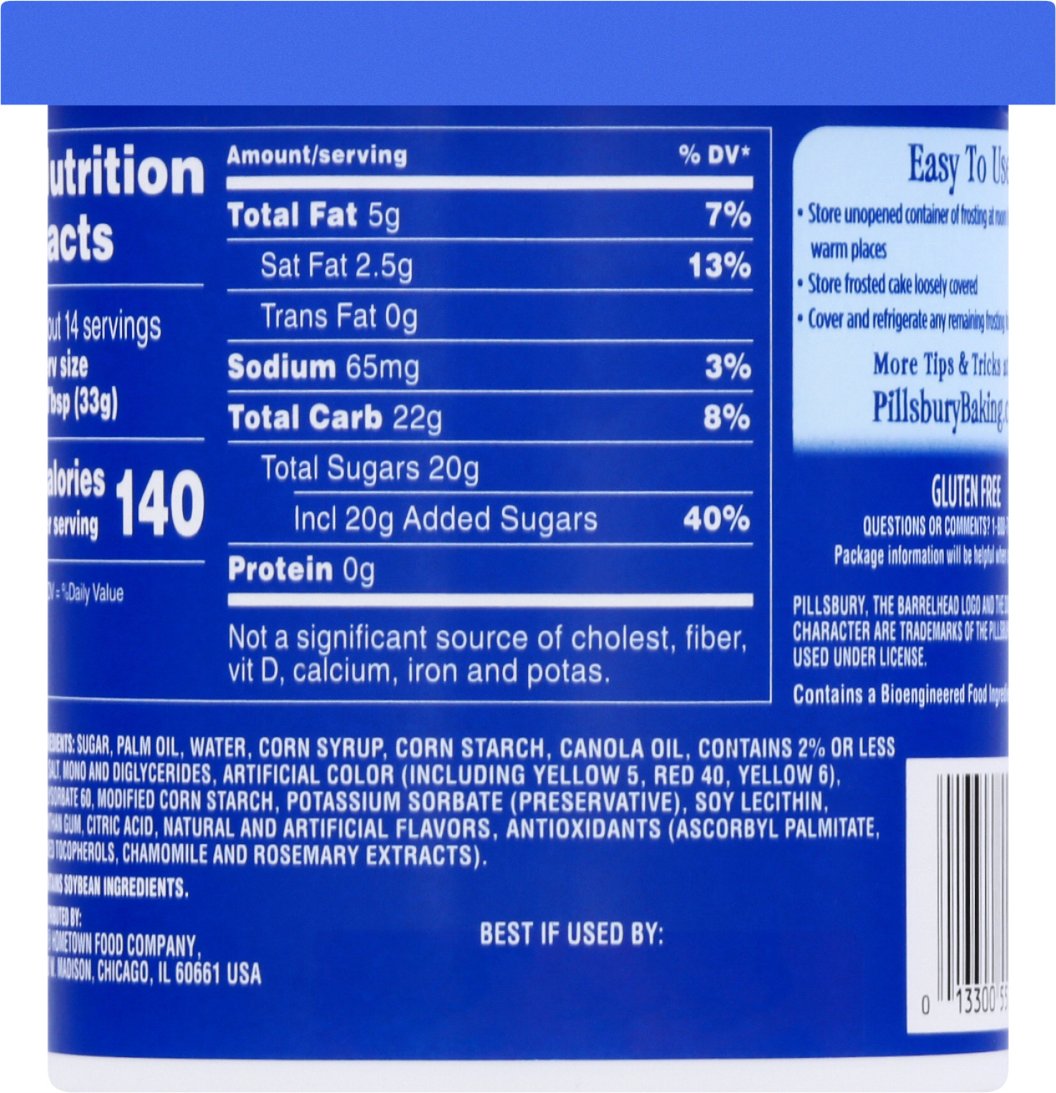 slide 2 of 2, Pillsbury Creamy Supreme Butter Cream Frosting 16 oz, 16 oz