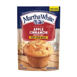Martha White Apple Cinnamon Muffin Mix, 7 Oz Bag