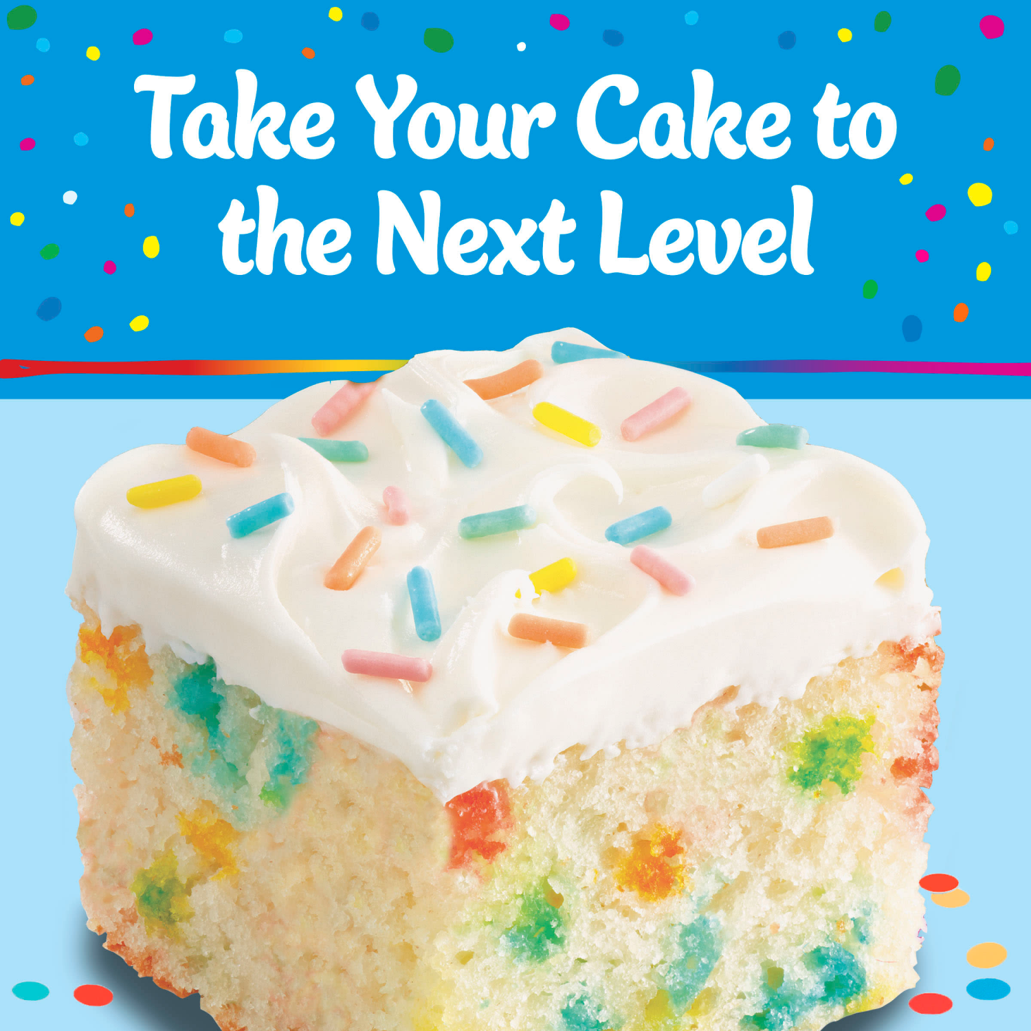 slide 4 of 5, Pillsbury Funfetti Cake Mix with Candy Bits- 15.25 oz, 15.25 oz