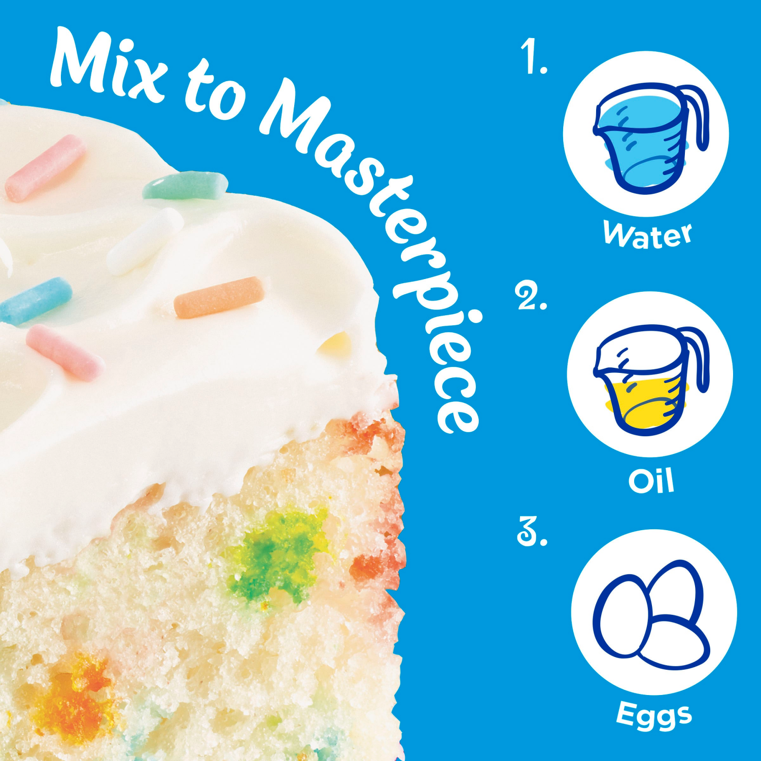 slide 7 of 8, Pillsbury Funfetti Cake Mix with Candy Bits- 15.25 oz, 15.25 oz