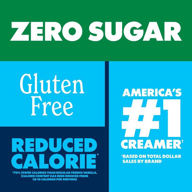 slide 4 of 10, Coffee mate Sugar Free French Vanilla Coffee Creamer - 32 fl oz (1qt), 32 fl oz, 1 qt
